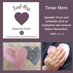Erinnerungskissen-Paket  Trost-Herz