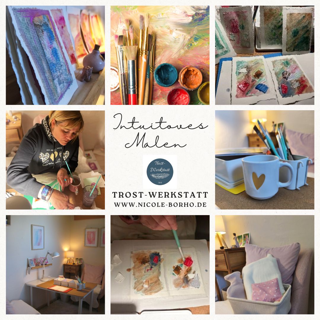 Collage intuitives Malen 