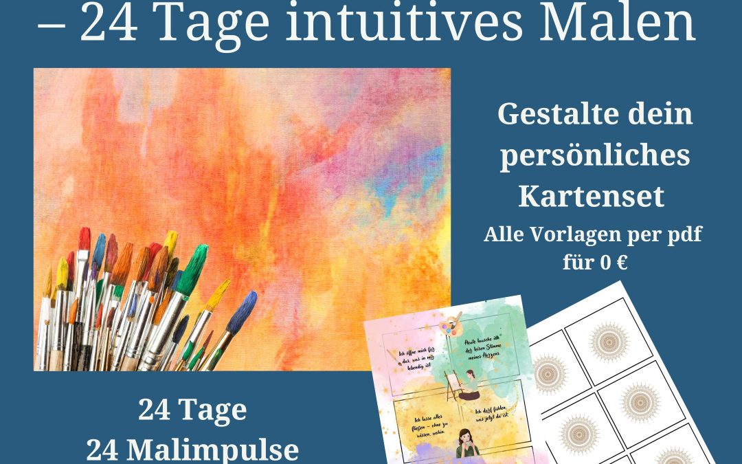 Adventskalender Intuitives Malen